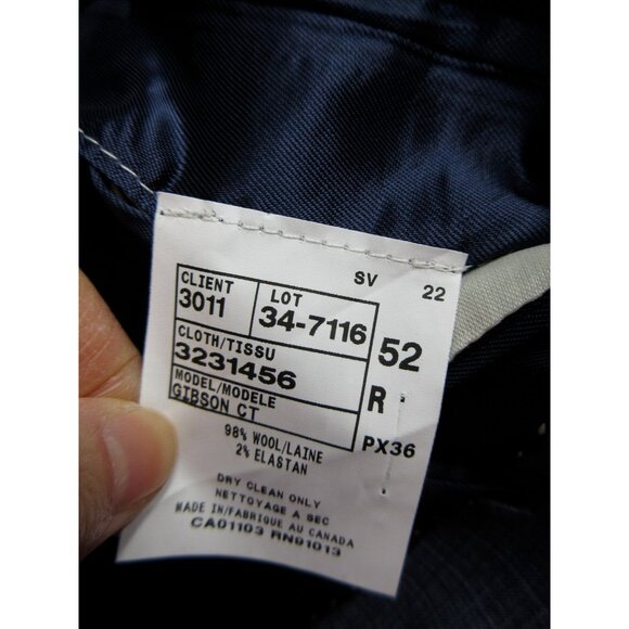 Jack Victor Sport Coat 52 Blazer Wool Plaid Jacket Business Preppy - Picture 11 of 13